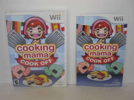 Cooking Mama: Cook Off (CASE & MANUAL ONLY) - Wii